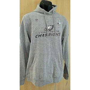 PHILADELPHIA EAGLE PRO LINE  FANATICS NFL SUPER BOWL  GRAY HOODIE SIZE L # 359